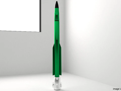 Rocket Missile - buk-1M 3D Model