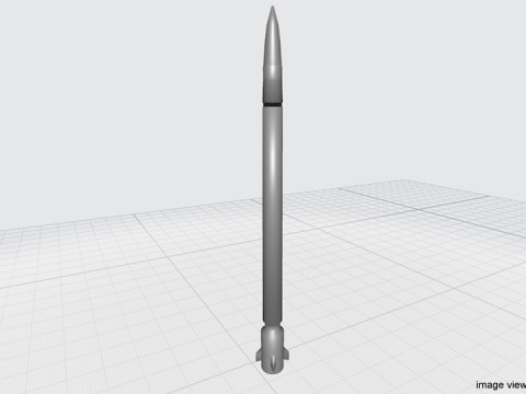 Rocket Missile - buk-1M 3D 모델