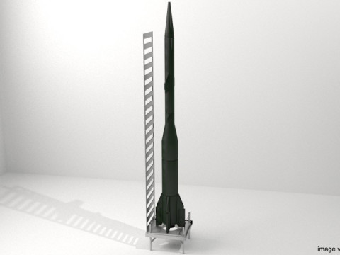 Rocket Missile - EKR 3D मॉडल