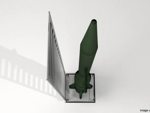 Rocket Missile - EKR 3D Model