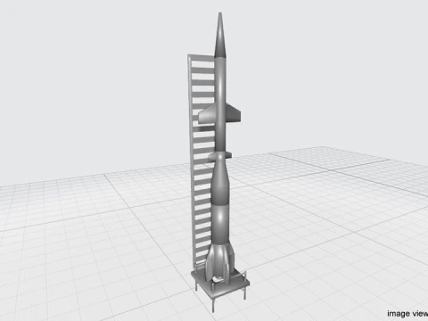 Rocket Missile - EKR 3D Model