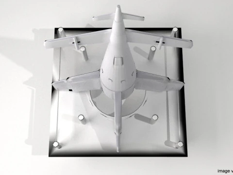 Rocket Missile - Q rocketship 3D Model