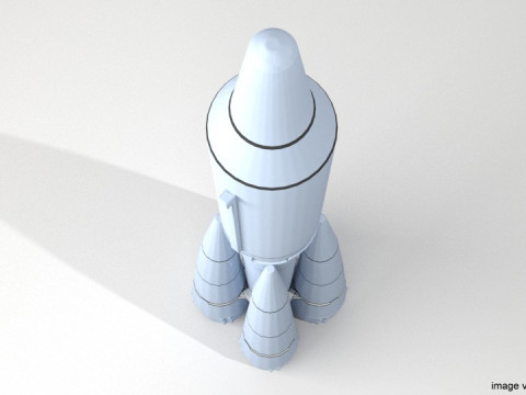 Rocket Missile - R-7 Semyorka Modèle 3D