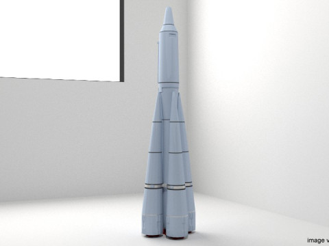 Rocket Missile - R-7 Semyorka Modèle 3D