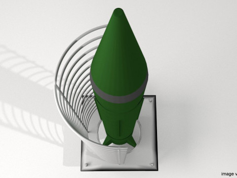 Rocket Missile - Scud 3D Model