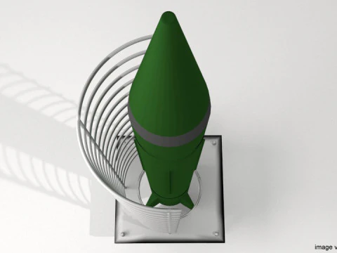 Roket F&uuml;zesi - Scud 3D Model
