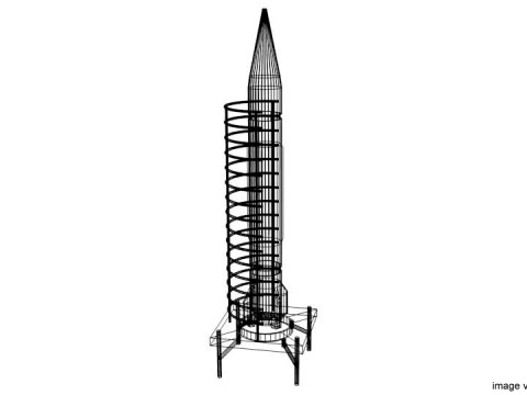 Rocket Missile - Scud 3D Model