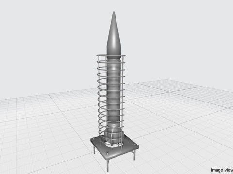 Rocket Missile - Scud 3D Model