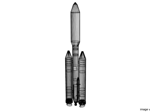 Rocket Missile - Titan III 3D मॉडल