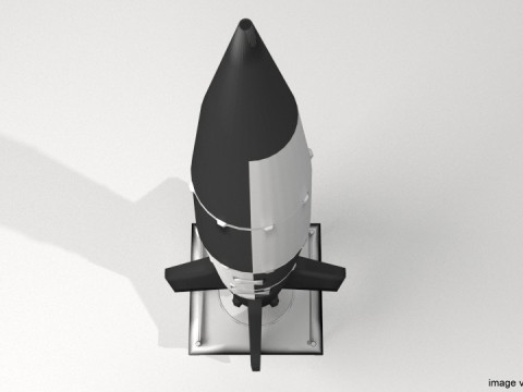 Rocket Missile - V2 3D-Modell