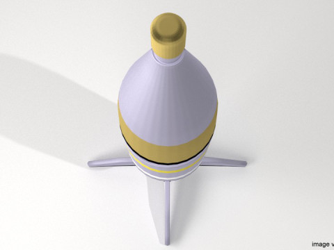 Rocket Launcher Projectile - HEAT 3D Model