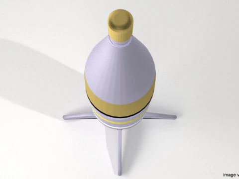 Proiettile lanciarazzi - CALORE Modello 3D