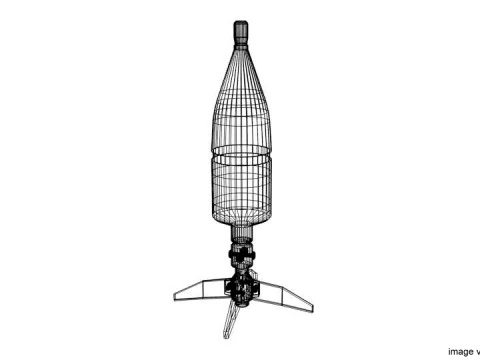 Proiettile lanciarazzi - CALORE Modello 3D