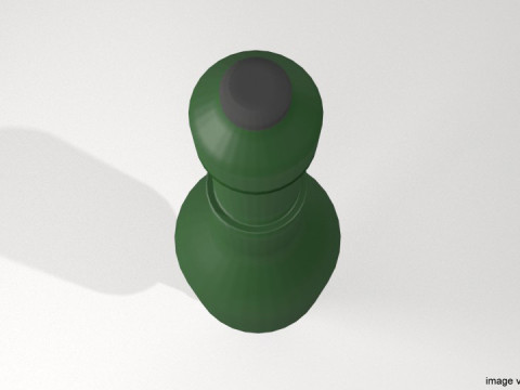 Rocket Launcher Projectile - Hollow Charge Warhead 3D-Modell