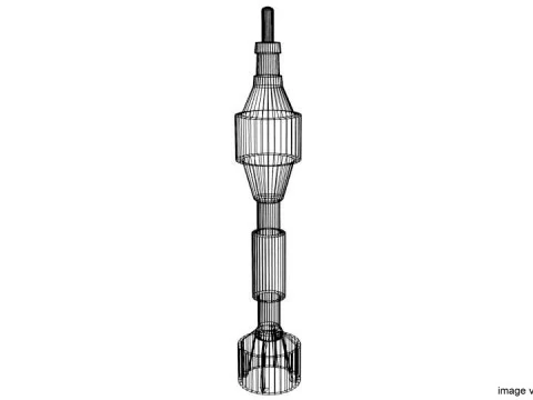 Rocket Launcher Projectile - Raketenpanzerhaust 88mm HEAT 3D Model