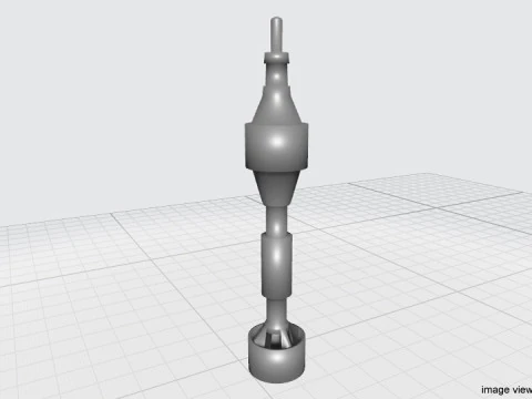 Rocket Launcher Projectile - Raketenpanzerhaust 88mm HEAT 3D Model