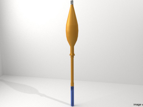 Rocket Launcher Projectile - RPG PG 7VL 3D Model