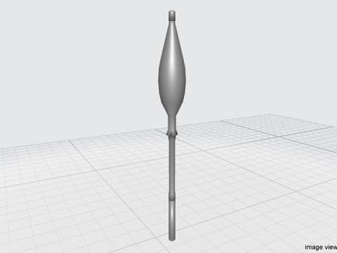 Rocket Launcher Projectile - RPG PG 7VL 3D-Modell