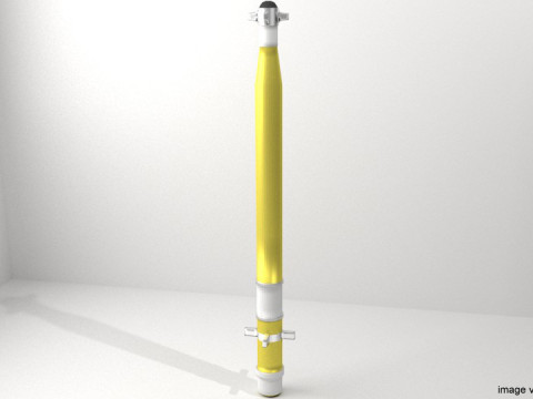 Rocket Launcher Projectile - Stinger propelled 3D Модель