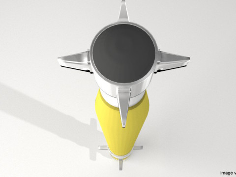 Rocket Launcher Projectile - Stinger propelled 3D 模型