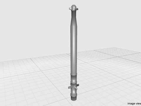 Rocket Launcher Projectile - Stinger propelled 3D 模型