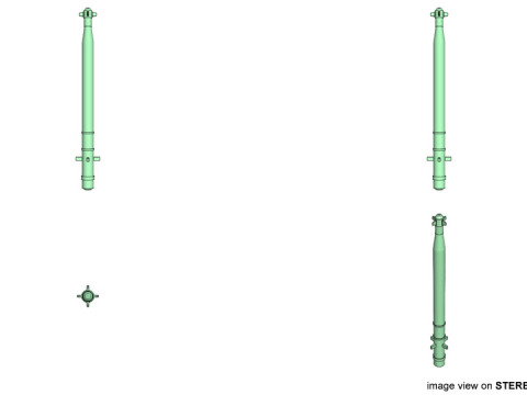 Rocket Launcher Projectile - Stinger propelled 3D 模型