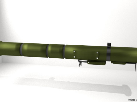 Shoulder-fired Missile - AT-4 3D Модель