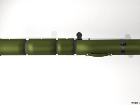 Shoulder-fired Missile - AT-4 Model 3D