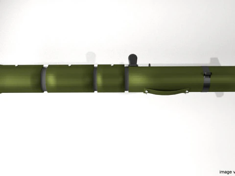 Shoulder-fired Missile - AT-4 3D Model