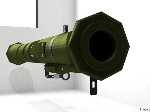 Shoulder-fired Missile - AT-4 Model 3D