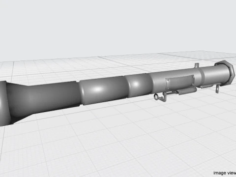 Shoulder-fired Missile - AT-4 3D Model