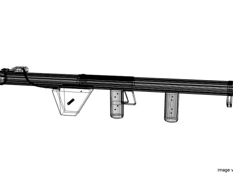 Shoulder-fired Missile - M1 Bazooka 3D Модель