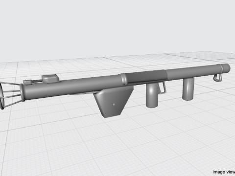 Shoulder-fired Missile - M1 Bazooka 3D Модель