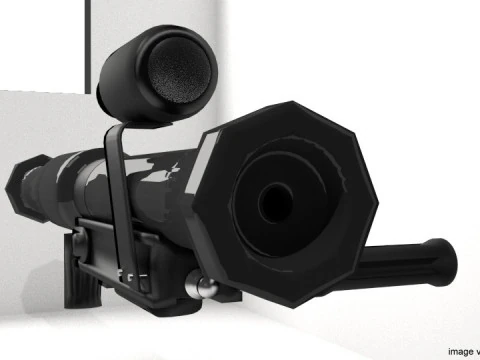 Shoulder-fired Missile - Panzerfaust3 3D Model