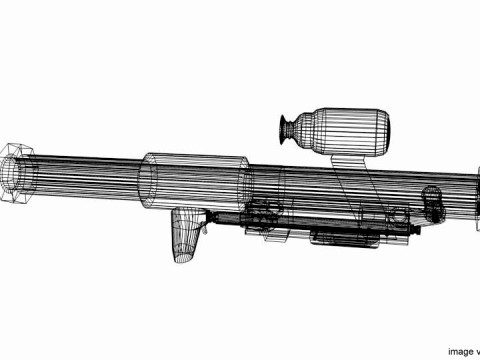Shoulder-fired Missile - Panzerfaust3 3Dモデル