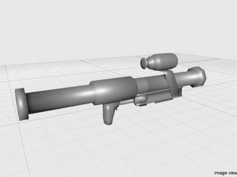 Shoulder-fired Missile - Panzerfaust3 3Dモデル