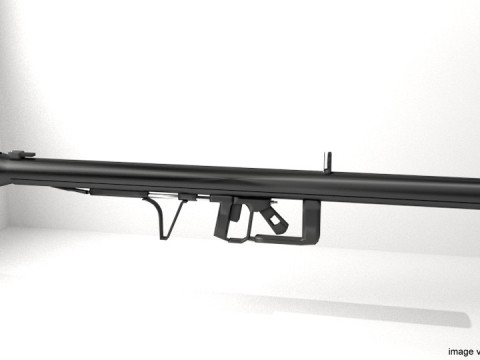 Shoulder-fired Missile - Raketenpanzerbuchse 3D Модель