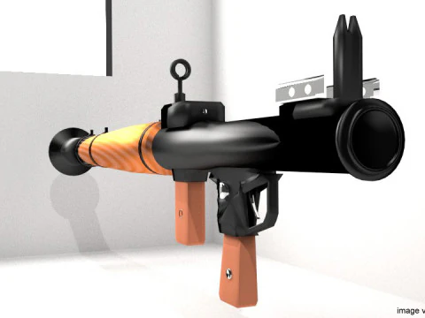 Shoulder-fired Missile - RPG 3D Model