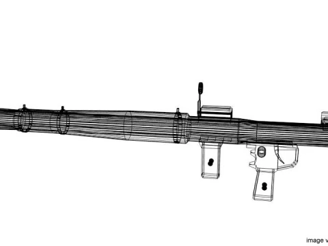 Shoulder-fired Missile - RPG 3D Model