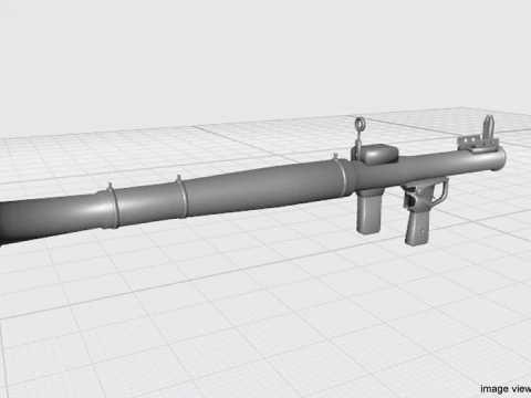 Shoulder-fired Missile - RPG 3D Model
