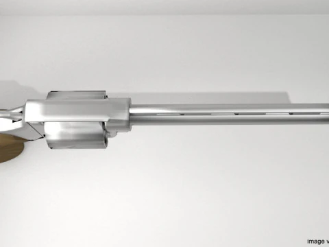 Revolver - Handgun Type 2 3D Model