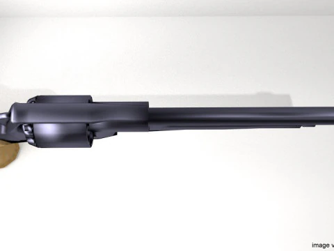 Rev&oacute;lver - Rev&oacute;lver Tipo 3 Modelo 3D