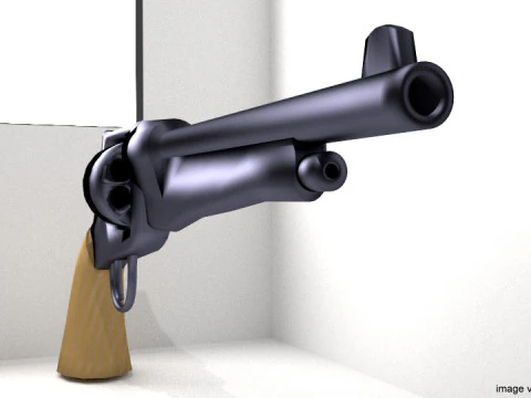 Rev&oacute;lver - Rev&oacute;lver Tipo 3 Modelo 3D