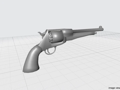 Rev&oacute;lver - Rev&oacute;lver Tipo 3 Modelo 3D