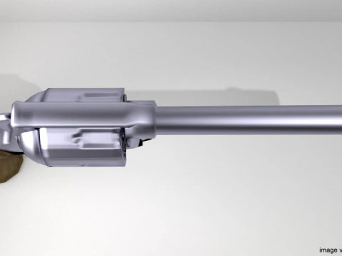 Revolver - Pistola tipo 4 Modello 3D