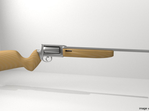 Revolver - Rifle Type 1 3Dモデル