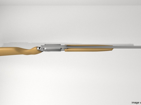 Revolver - Rifle Type 1 3D 模型