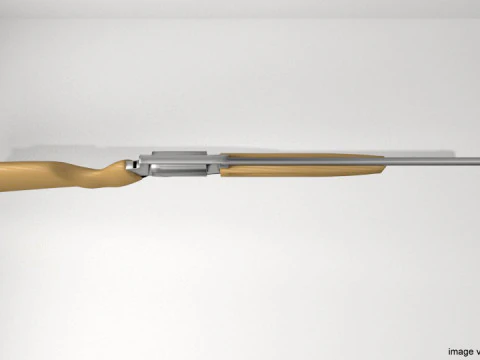 Revolver - Rifle Type 1 3D Model