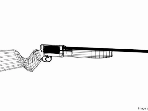 Revolver - Rifle Type 1 3D Model