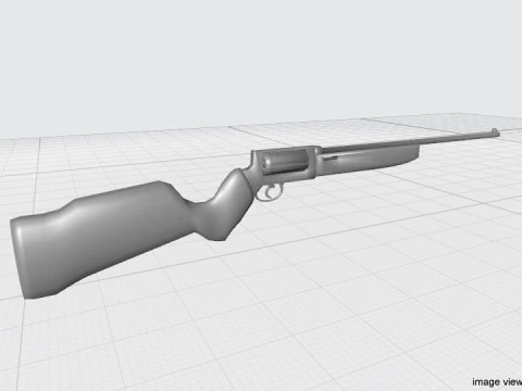 Revolver - Rifle Type 1 3D Model